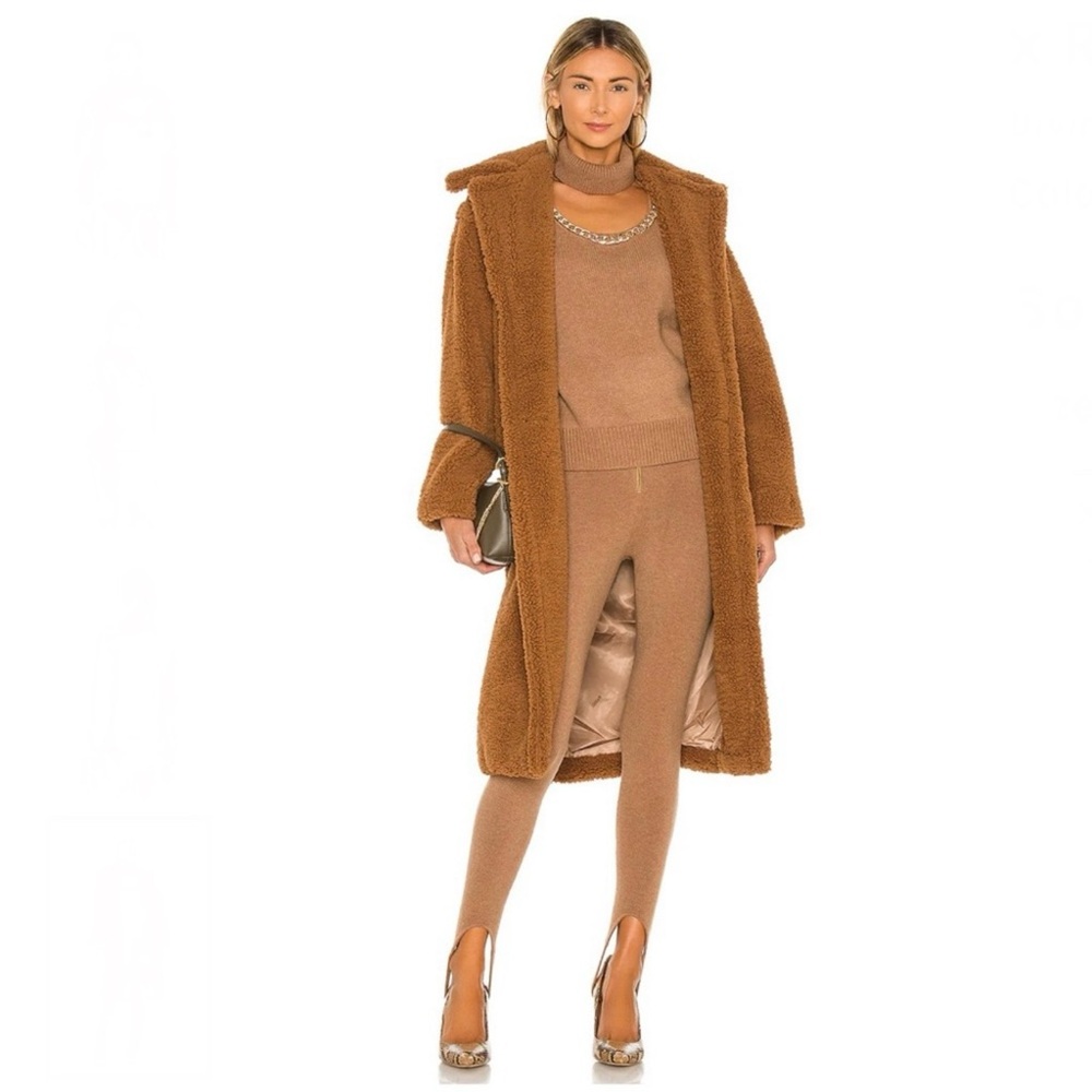NEW DIVINE HERITAGE REVOLVE BROWN WOOL TURTLENECK SWEATER - Picture 8 of 8